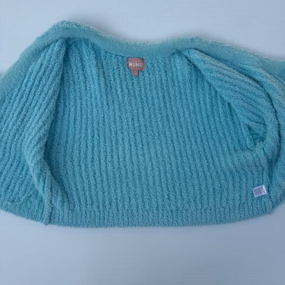 Show Me Your Mumu Clemmie Cardigan Blue Women’s Large Pastel Dopamine Dressing - Picture 15 of 16